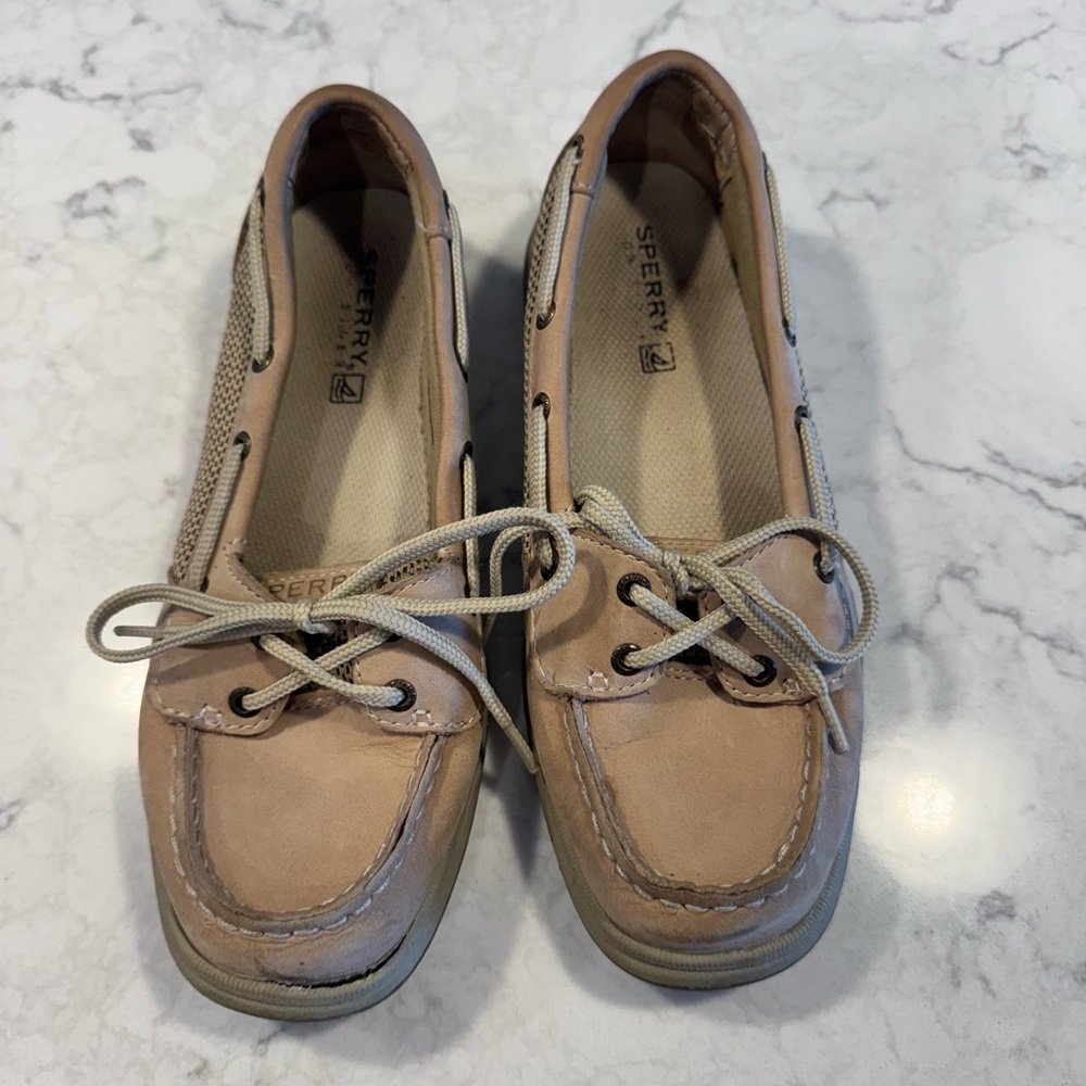 Sperry Girl’s Tan Boat Shoes